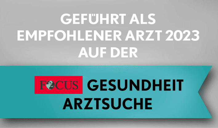 Focus Gesundheit Empfehlung 2023 für Dr. Sylvia Paulig, Augenärztin, in Berlin.